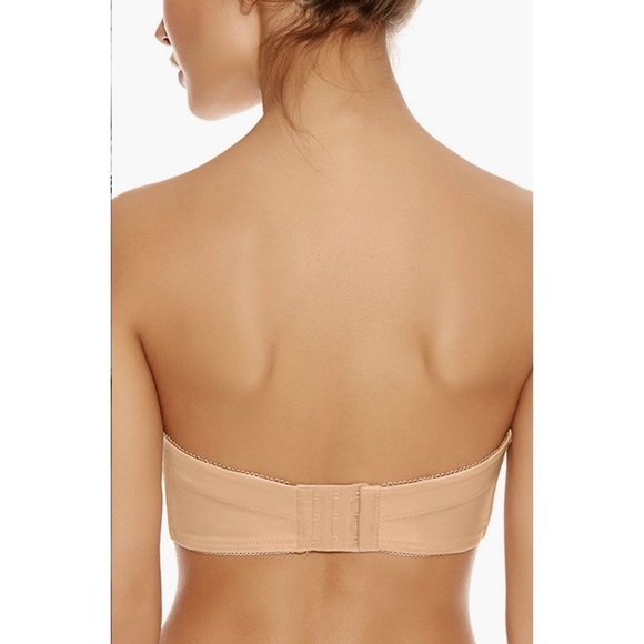 NWT FREYA DECO CONVERTIBLE STRAPLESS UNDERWIRE BRA SZ 32J (UK) 32N (US) - Picture 4 of 10